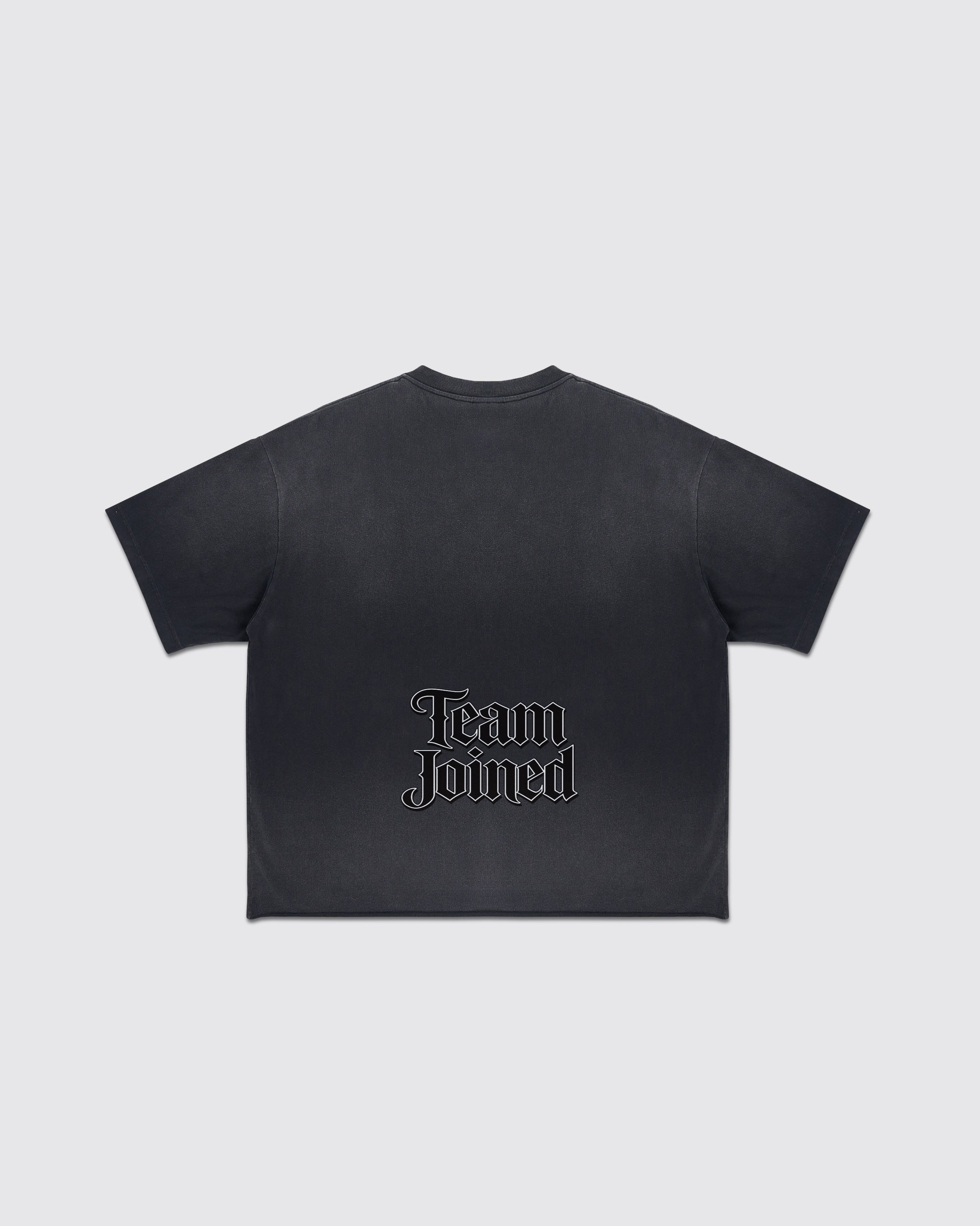 Gothic Outline Washed Boxy Oversized